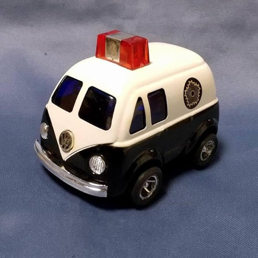 イチコー ブリキ　【パトロールカー】フリクション Amazon.co.jp: ブリキ製 まめコロシリーズ パトカー フリクションカー